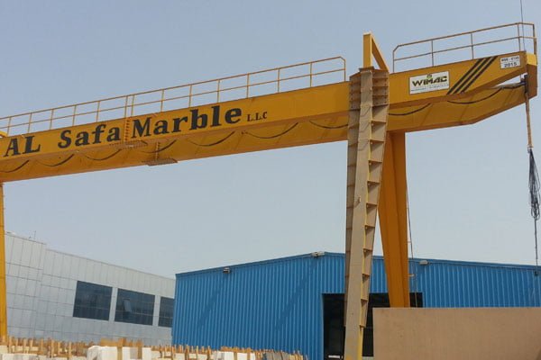 production of marble crane Turkey